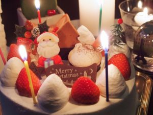 クリスマスケーキのろうそくの意味は？日本と海外の違いは？